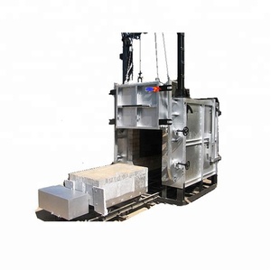 Indotherm, horno eléctrico de aluminio para bogie de 1 tonelada, horno de tratamiento térmico con temperatura máxima de 1200C de alto rendimiento - Product Image 1