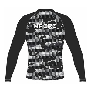 Diseño personalizado MMA Rash Guard Protección UV Niños Negro Rashguard Sublimado de alta calidad Rash Guard para entrenamiento y Deportes - Product Image 3