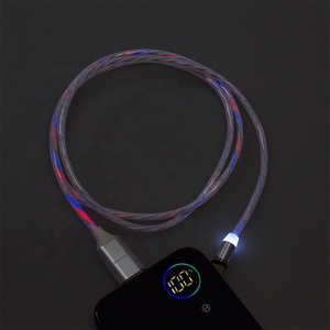 Cables de carga LED para teléfonos móviles iP 11 <span class=keywords><strong>Pro</strong></span> <span class=keywords><strong>Max</strong></span>, Cables USB magnéticos de luz, cable usb 3 en 1 - Product Image 4