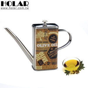 [Holar] Lata de aceite de forma ovalada de vertido a prueba de fugas sin goteo hecha en Taiwán con acero inoxidable - Product Image 2
