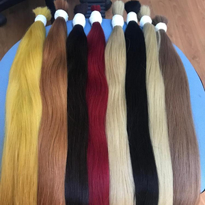 Extensiones de cabello Remy vietnamita a granel virgen recto todos los colores 9A 8A grados 26-28 pulgadas longitud estirada precios al por mayor - Product Image 1