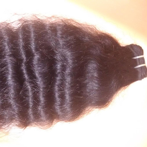 100% cheveux humains indiens non traités. Texture naturelle brute et couleurs naturelles Meilleurs commentaires Tissage de cheveux bruts - Product Image 1