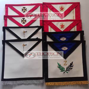 MASONIC Regalia AASR 4 Degree APRONS, Collar - Masonic Regalia - Product Image 1