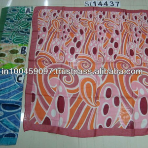 100% Tebi Silk Long Scarves From India Printed Style - Product Image 2