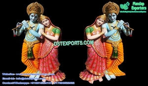 Decoración de escenario con estatua de Lord Shiv, boda Lord Shivaye Staue, estatua de Ganesha de fibra con Shiva - Product Image 3