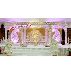 結婚式の装飾インドの結婚式の曼荼羅スタイリッシュなクリスタル結婚曼荼羅インドでの販売のための排他的な結婚曼荼羅