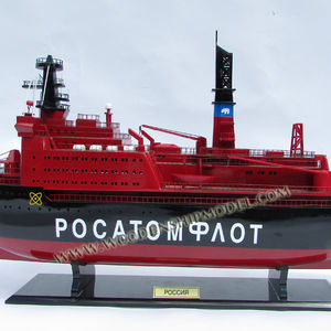 ROSSIYA ICEBREAKER WOODEN MODEL BOAT Handcrafted <b>Novelty</b> <b>Gift</b> Wooden Craft - Product Image 2