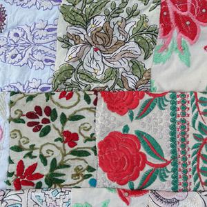 ¡Blanco al por mayor tamaño gitana Patchwork colcha Vintage bordado a mano colcha bohemio hecho a mano cubierta de cama! - Product Image 3