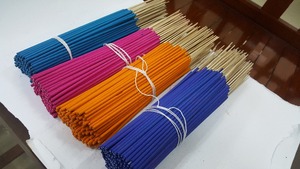 Bâtons d'encens de charbon de bois de haute qualité 19 ''11'' matériel coloré pour un usage religieux fait Viet Nam diffuseur d'aromathérapie encens - Product Image 3