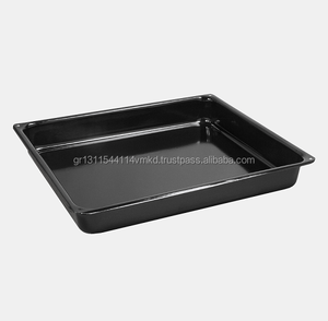 Enamel Rectangular Roasting <b>Baking</b> Tray 28cm by 21cmsuitable for <b>Oven</b> - non-stick Cookware - Product Image 1
