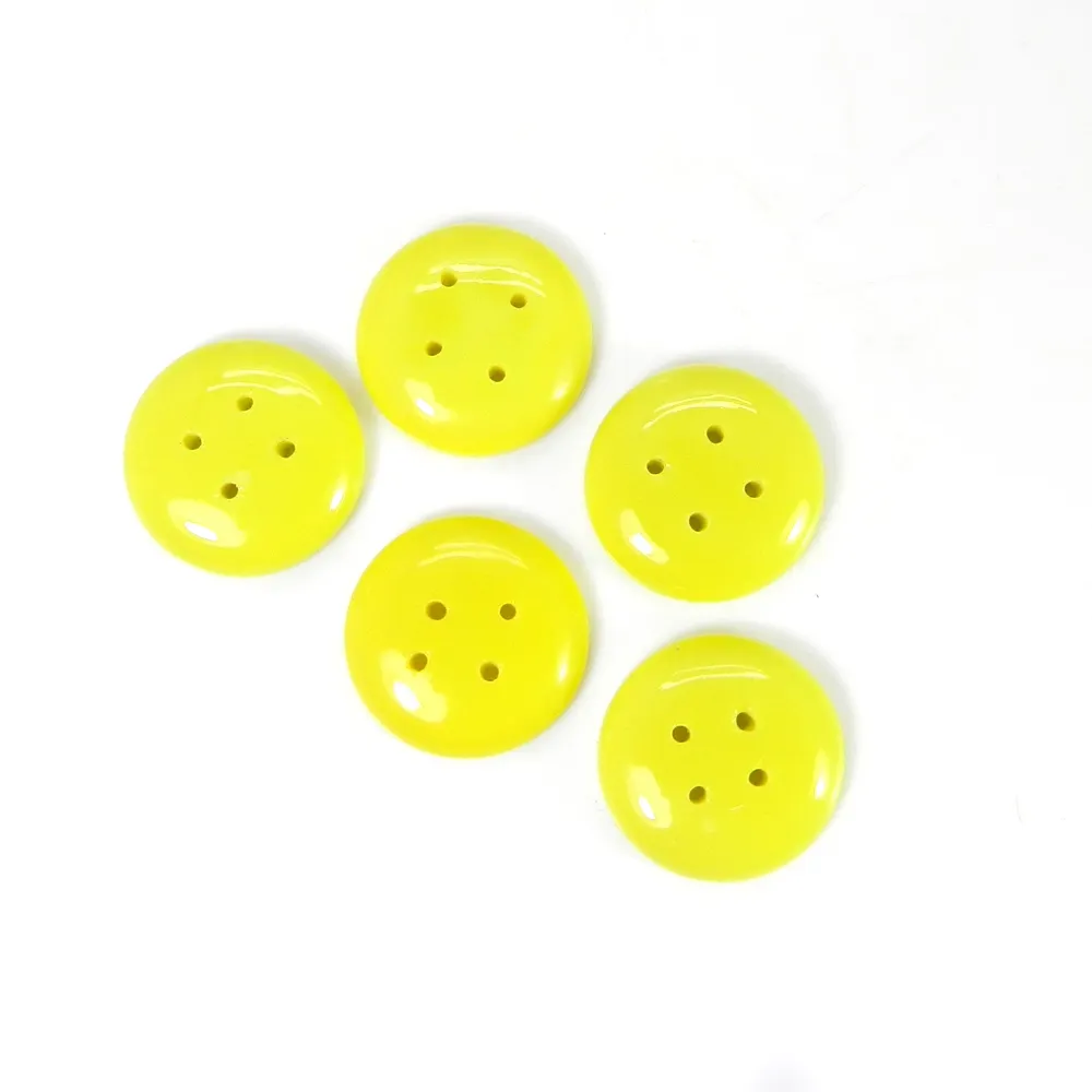 Synthetic yellow chalcedony gemstone 12x12mm round button shape cabochon factory wholesale gemstone