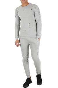 Ensemble de survêtement d'été unisexe pour homme, deux pièces, personnalisé, surdimensionné, de luxe, avec fermeture éclair, en tissu polaire de laine - Product Image 5