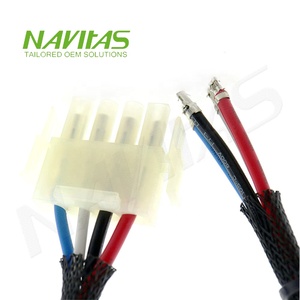 4Pin ประกอบสายเคเบิลอิเล็กทรอนิกส์แบบกำหนดเองของ Tyco 350779-1 - Product Image 5
