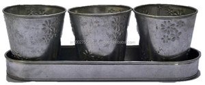 Maceta de Metal Galvanizado de Primera Calidad, Estilo Americano, para Plantas, Diseño Elegante, para Jardín, Patio, Hogar - Product Image 6