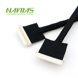 Custom 20 Pin LVDS LCD Display <b>Cable</b> <b>Assembly</b> Fine Pitch Screen Connection <b>Wire</b> Harness for Industrial TFT Display - Product Image 5