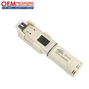 GM1365 USB درجة الحرارة الرطوبة مسجل بيانات درجة الحرارة الرقمية الرطوبة مسجل ميزان الحرارة (تغليف OEM الخدمة المتاحة)