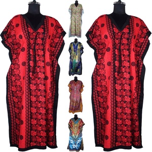 Longs caftans Offre Spéciale pour l'été 2025 grande taille bloc de main imprimé caftan fait à la main indien Caftan Abaya caftan Caftan Jalabiya - Product Image 2