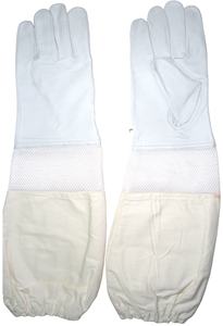 Guantes protectores de cuero de piel de cabra de alta calidad Venta caliente al por mayor Guantes de apicultura Trabajo al aire libre Pakistán - Product Image 2