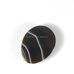 Grossiste indien Agate naturelle du Botswana Cabochon 25x20mm ovale 27.65 Cts pierre précieuse en vrac pour la fabrication de bijoux - Product Image 2