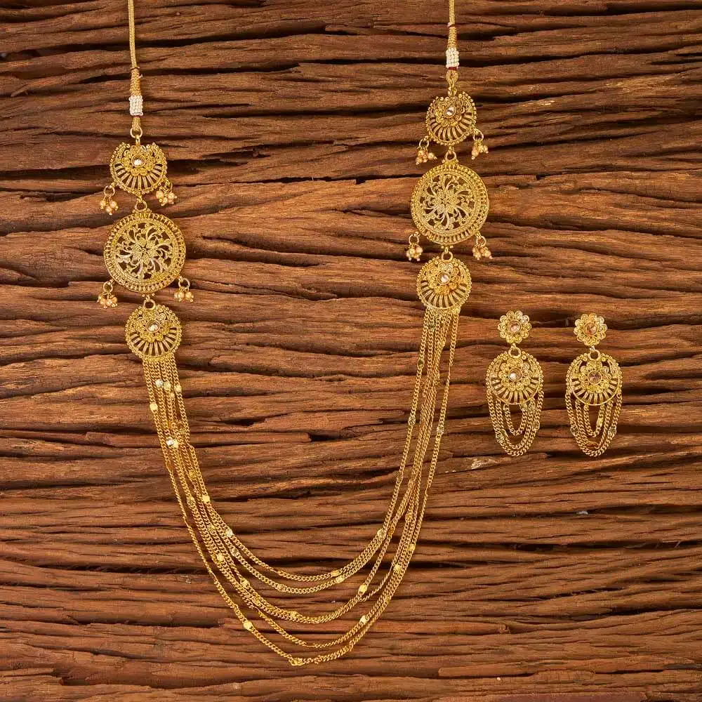 Lange Halskette Set Mit Gold Überzug In Großhandel Schmuck 17462 Lct