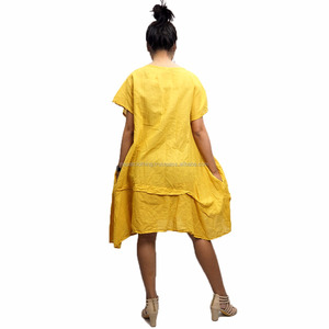 Robe rond décontractée pour femmes, pour l'été et le printemps, bon marché, vente en gros - Product Image 2