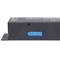 Décodeur DMX haute puissance PX24500 Contrôleur LED RVB avec interface RJ45 pour DMX512/1990 pour bande lumineuse LED DC12V-24V