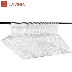 No Pollution Galvanized Metal Laundry <strong>Wire</strong> <strong>Hangers</strong> for Wardrobe Bathroom Living Room Cleaning - Product Image 1