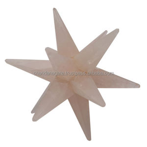 Cristal de Cuarzo Merkaba, Cuarzo Rosa, Ágata, Estrella de 12 Puntas - Product Image 5