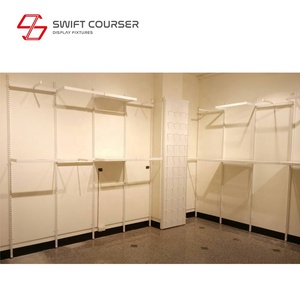White Clothing <b>Display</b> Systems Rack for Store - Product Image 2