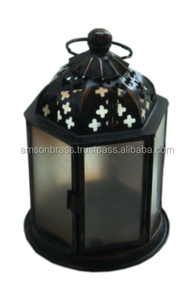 Linterna hecha a mano fabricante y exportador de metal hierro estrella luz decorativa linterna interior/exterior colgante - Product Image 5
