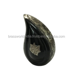 นกหยดน้ำตาเผาศพผู้ใหญ่โกศสำหรับขี้เถ้าโดย Brassworld อินเดีย - Product Image 3