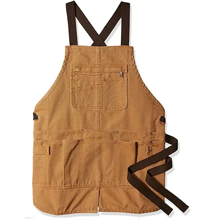 2018 black long aprons customized logo adjustable chef aprons for the restaurant Apron for safety for Kichen Bakery Work Wear