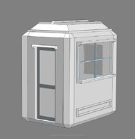 Cabine en fibre de verre écologique SAFTER MARINE blanche 150x220x240cm, design minimaliste, solution de projet complète, panneaux sandwich extérieurs
