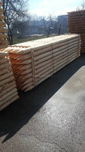 เสาไร่องุ่นไม้ปลายแหลมทำจากสุญญากาศชุบและกลึงด้วยแรงดันสูงสำหรับใช้ในสวน - Product Image 5