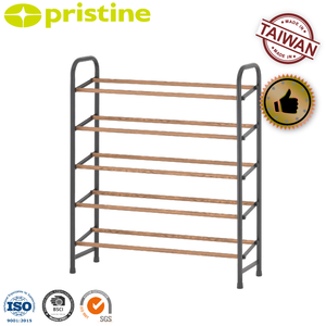 ขายอีเบย์ขายส่งไต้หวันจัดเก็บเฟอร์นิเจอร์ในครัวเรือนผู้ผลิต5ชั้นไม้ข้าวเก็บรองเท้าขายส่ง - Product Image 2