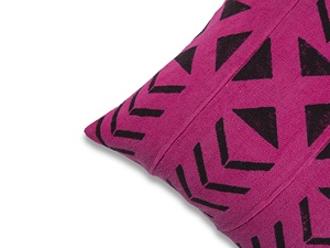 Wholesale Custom Printed Cushion <b>pillow</b> <b>case</b> Back Support African Mudcloth Inspired <b>Pink</b> <b>Pillow</b> Cover Mud-cloth cushion cover - Product Image 2