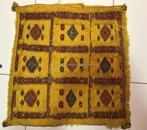 Gorgeous Handwoven Moroccan Wool Handira <b>Cushions</b> - Product Image 1
