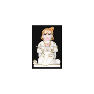 Decorative Marble <b>Stone</b> Hanuman Statue - Product Image 1