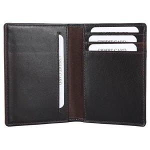 Direct Factory Supply Genuine Leather Card <b>Holder</b> Slim Minimalist Wallet for Credit Cards and <b>ID</b> Daily Use Available For Sale - Product Image 2