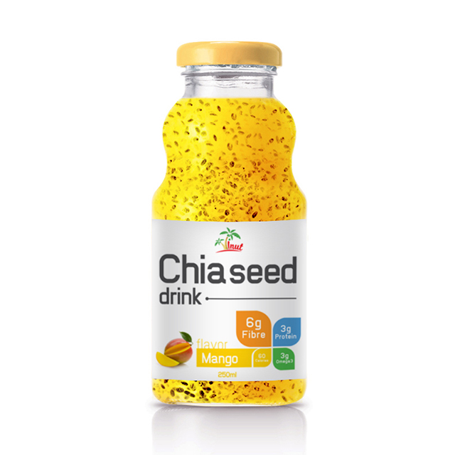 Fruit Juice Chia Seed drink with Mango flavour 250ml Manufacturing