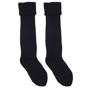 Black Mens Wool Kilt Socks