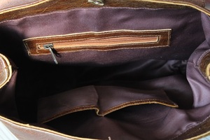 Leather Backpack Handmade Brown Vintage Bags Unisex - Product Image 5