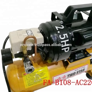 Máy nén khí mini di động không dầu, chất lượng cao, hiệu suất mạnh mẽ, trọng lượng nhẹ, 220V, bình chứa 8 lít - Product Image 2