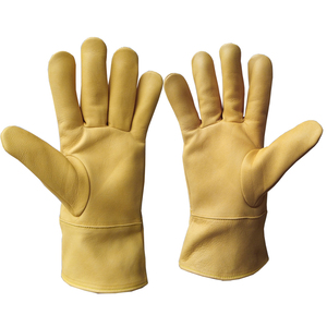 Men Rigger Leather Welding <b>Gloves</b> for Welder Work - Product Image 2