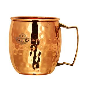 Hot Selling Hammered Copper Moscow Mule <b>Mug</b> Nickel Plated With Brass Handle Moscow Mule Copper <b>Mugs</b> - Product Image 1