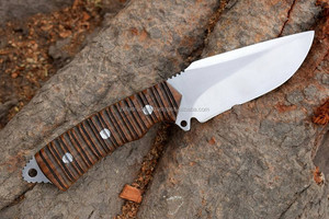 Nuevo hecho a mano D2 de Skinner y cuchillo de caza (ZR351) - Product Image 2