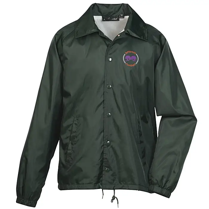 Blouson bombardier coupe-vent en gros Logo brodé Imperméable et personnalisé avec fermeture à glissière