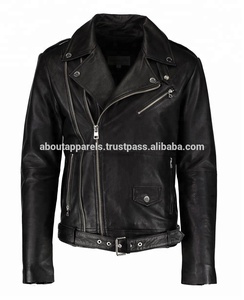 New Arrival <b>Cheap</b> Stylish Wholesale <b>Cheap</b> Breathable <b>Motorcycle</b> Sheepskin & Lambskin Leather Jacket for Men - Product Image 3
