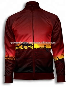 Chaquetas Deportivas de Calentamiento con Diseño de Sublimación de Moda en Color Amarillo Personalizado - Product Image 2