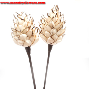 Guirnalda Moderna Hecha a Mano con Forma de Pino de Madera de Sola Blanca Ecológica, Guirnaldas y Adornos Florales para Decoración del Hogar - Product Image 2